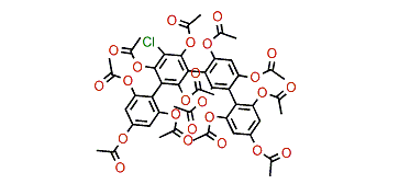 5'-Chlorotetrafucol A dodecaacetate